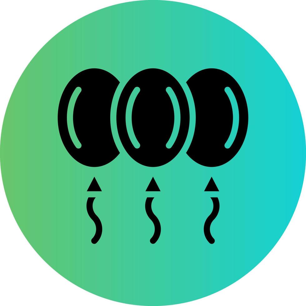 Balloons Vector Icon Design