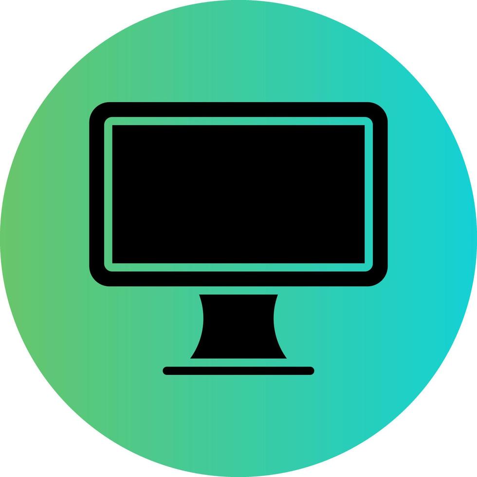 Lcd Vector Icon Design