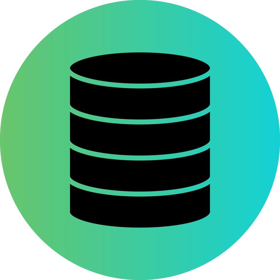 Database Vector Icon Design