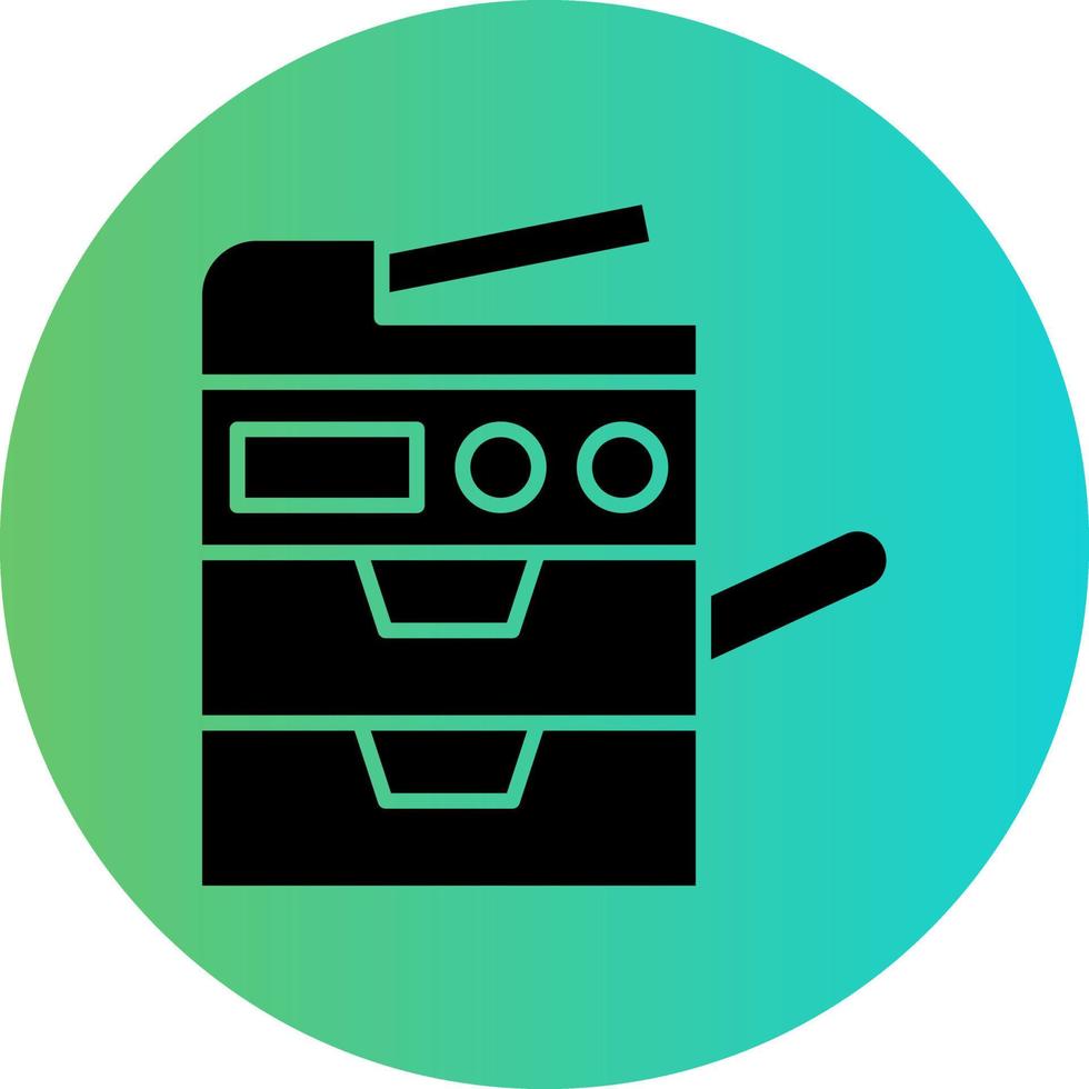 Copy Machine Vector Icon Design