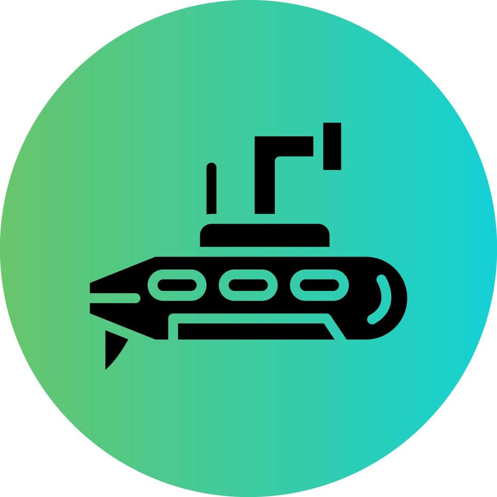 Ejército submarino vector icono diseño