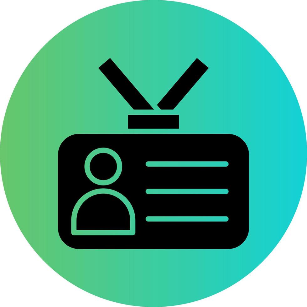Student Card Vector Icon Design