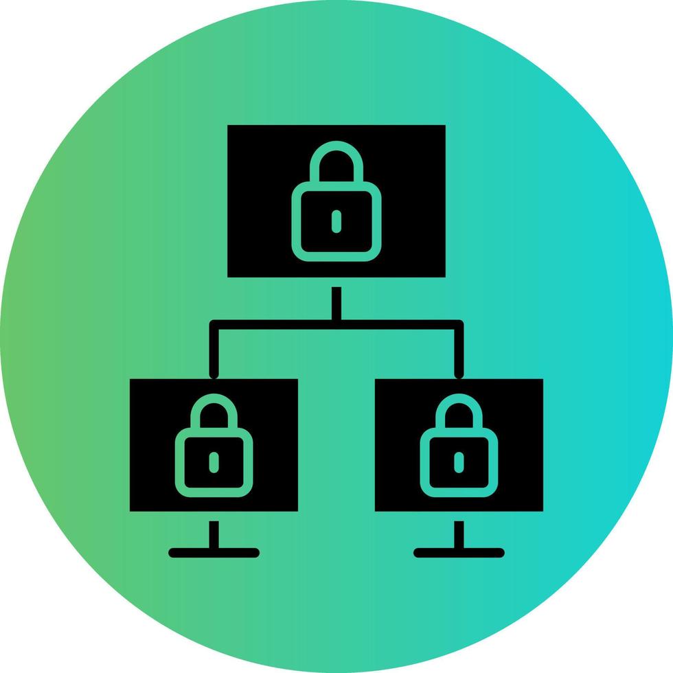 Private Network Vector Icon Design