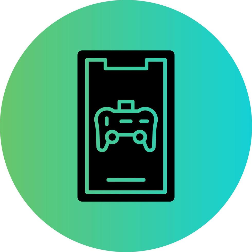 Mobile Game Vector Icon Design
