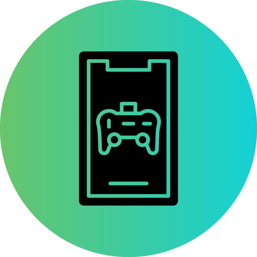 Mobile Game Vector Icon Design