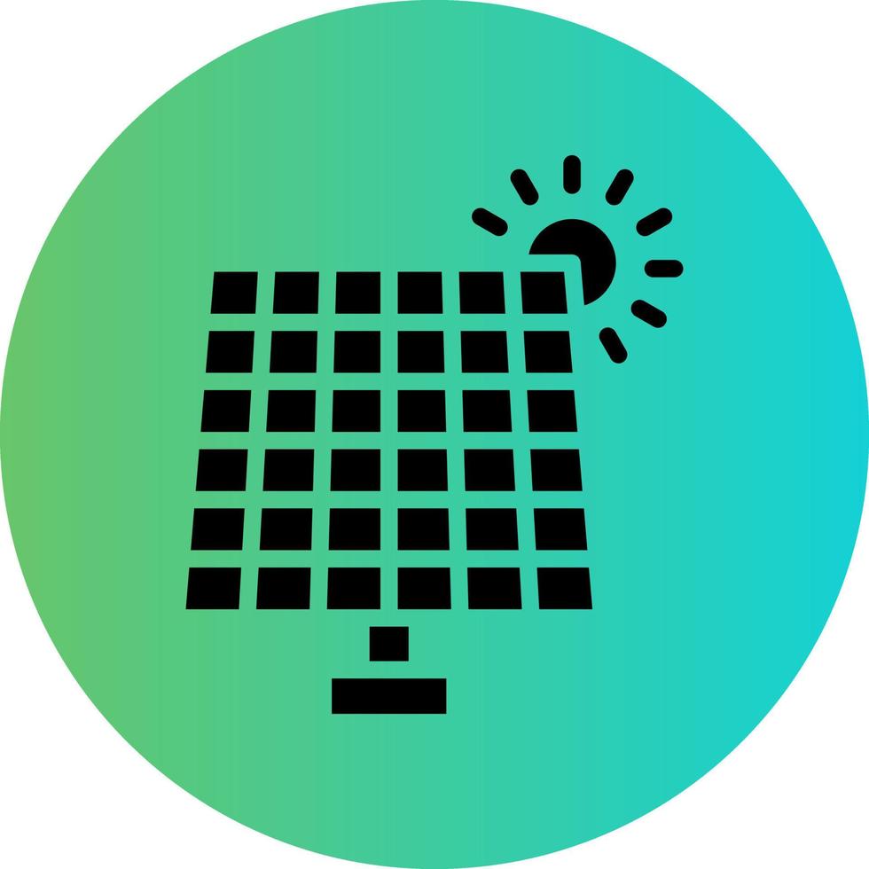 Solar Energy Vector Icon Design