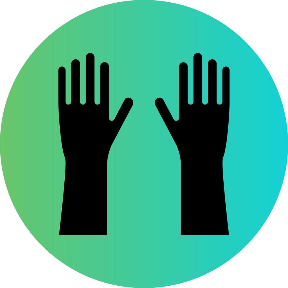 Gloves Vector Icon Design