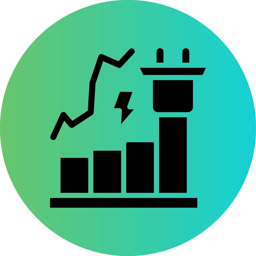 Energy Consumption Vector Icon Design