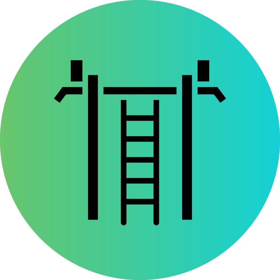 Gym Hand Bar Vector Icon Design
