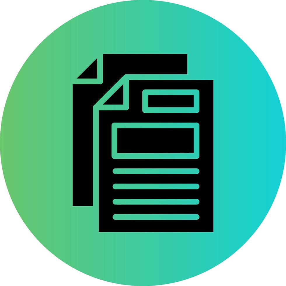 Files Vector Icon Design