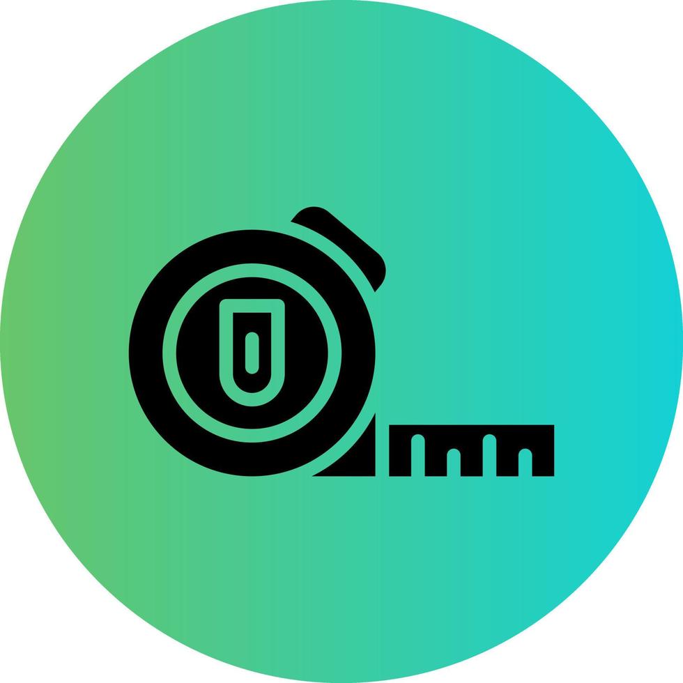 Measuring Tape Vector Icon Design