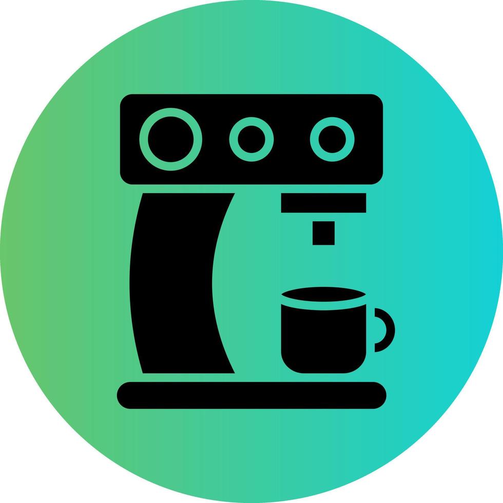 Coffee Machine Vector Icon Design