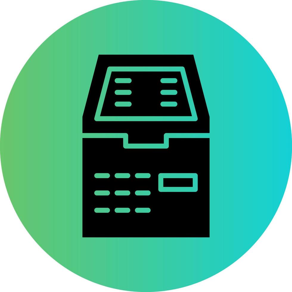 Atm Machine Vector Icon Design