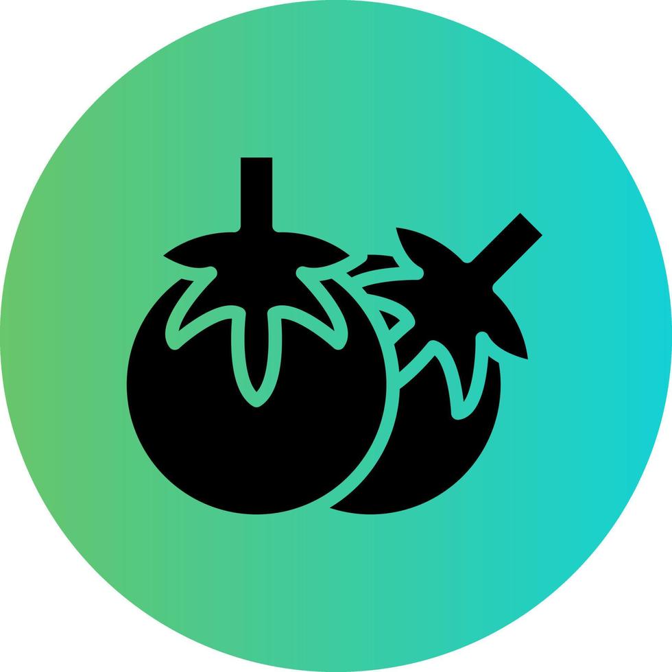 Tomato Vector Icon Design