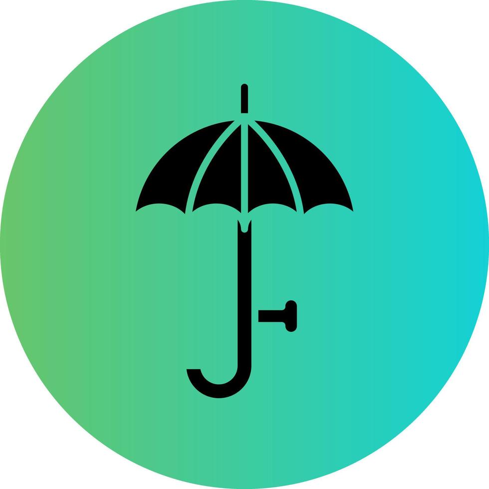 Umbrella Vector Icon Design