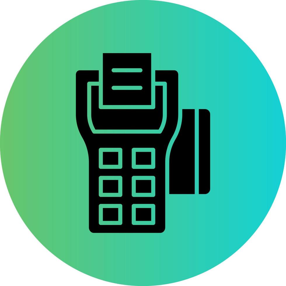 Pos Terminal Vector Icon Design