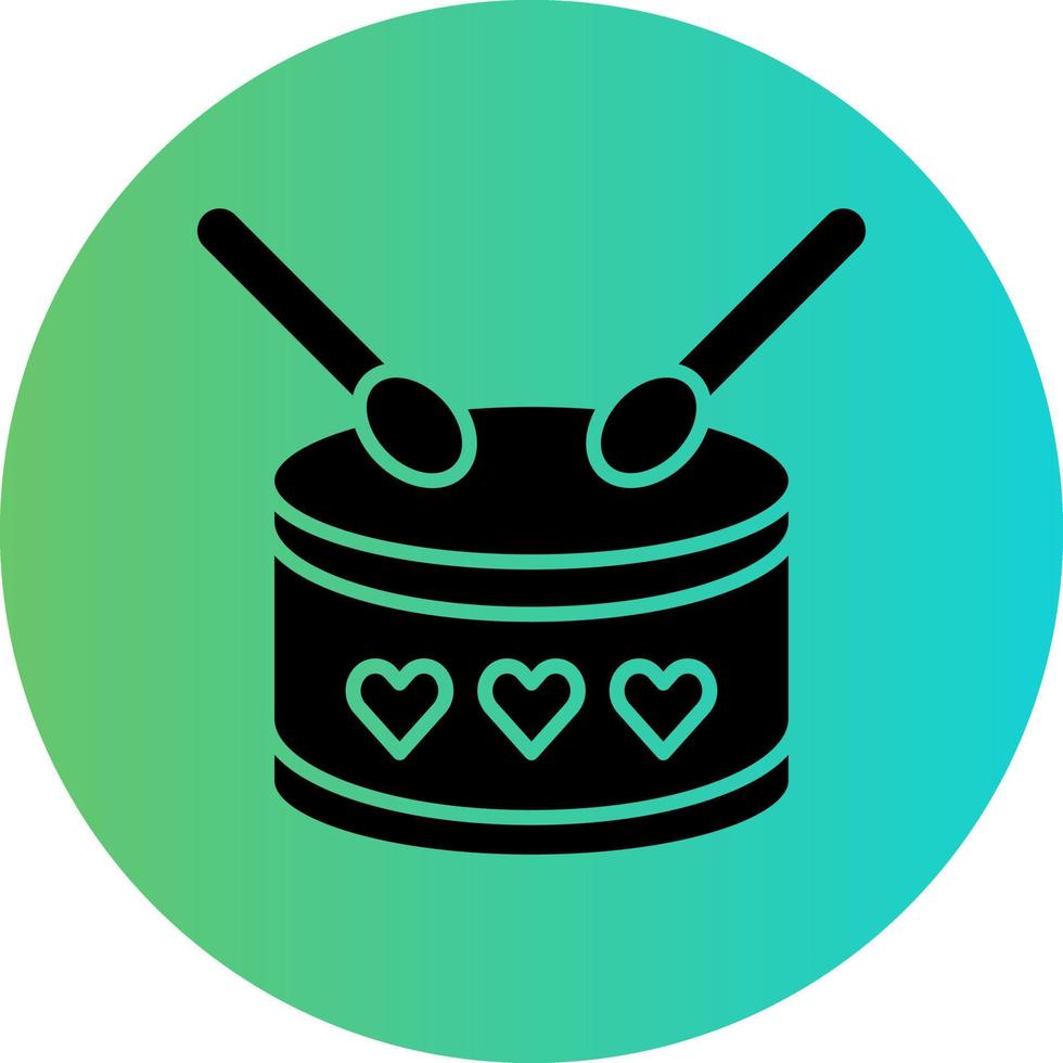 Drum Vector Icon Design