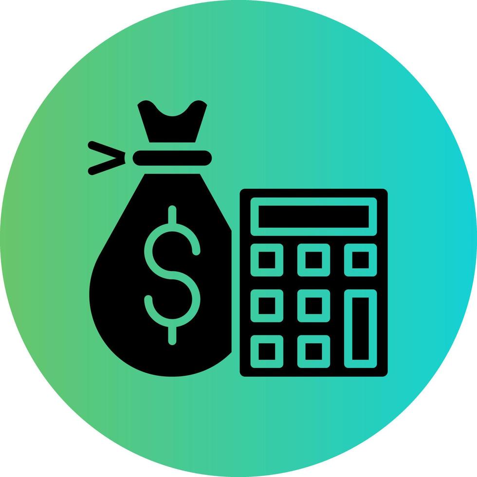 diseño de icono de vector de presupuesto