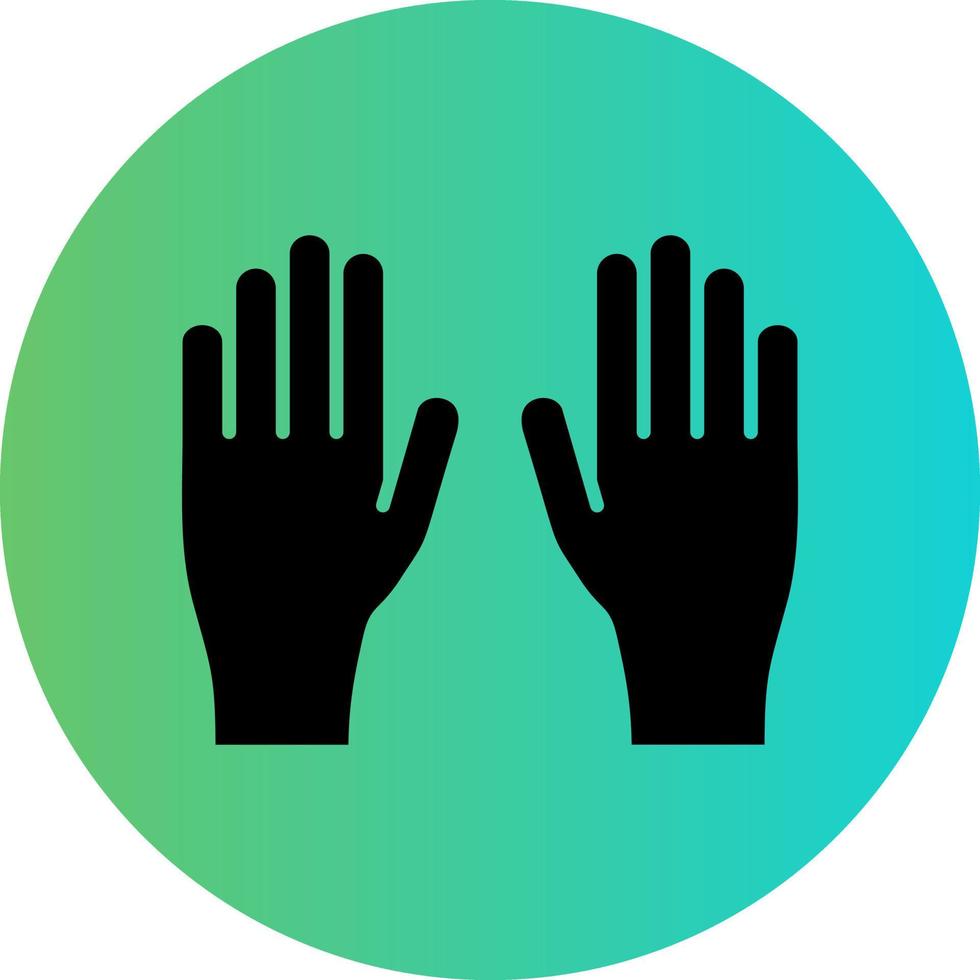 Gloves Vector Icon Design