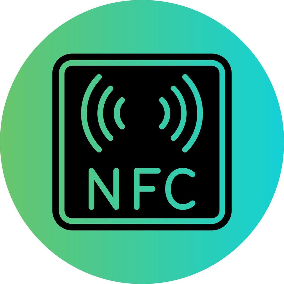 Nfc Vector Icon Design