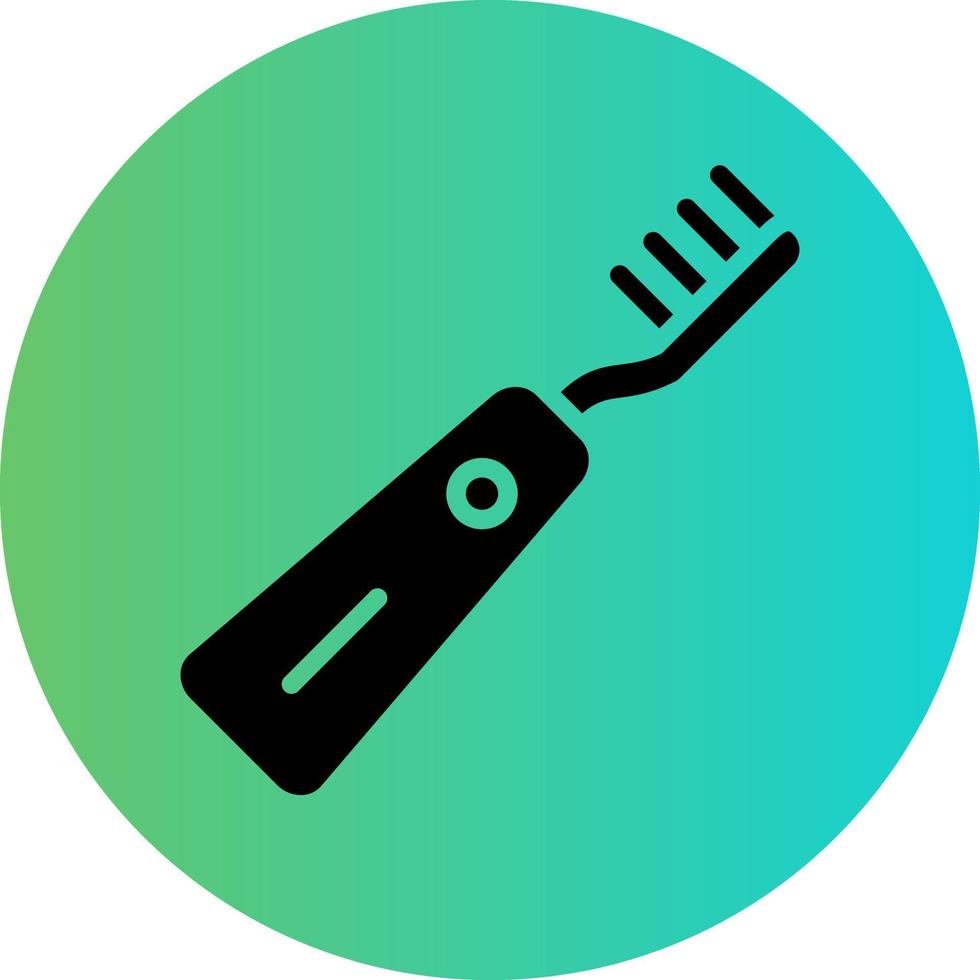Electric Toothbrush Vector Icon Design