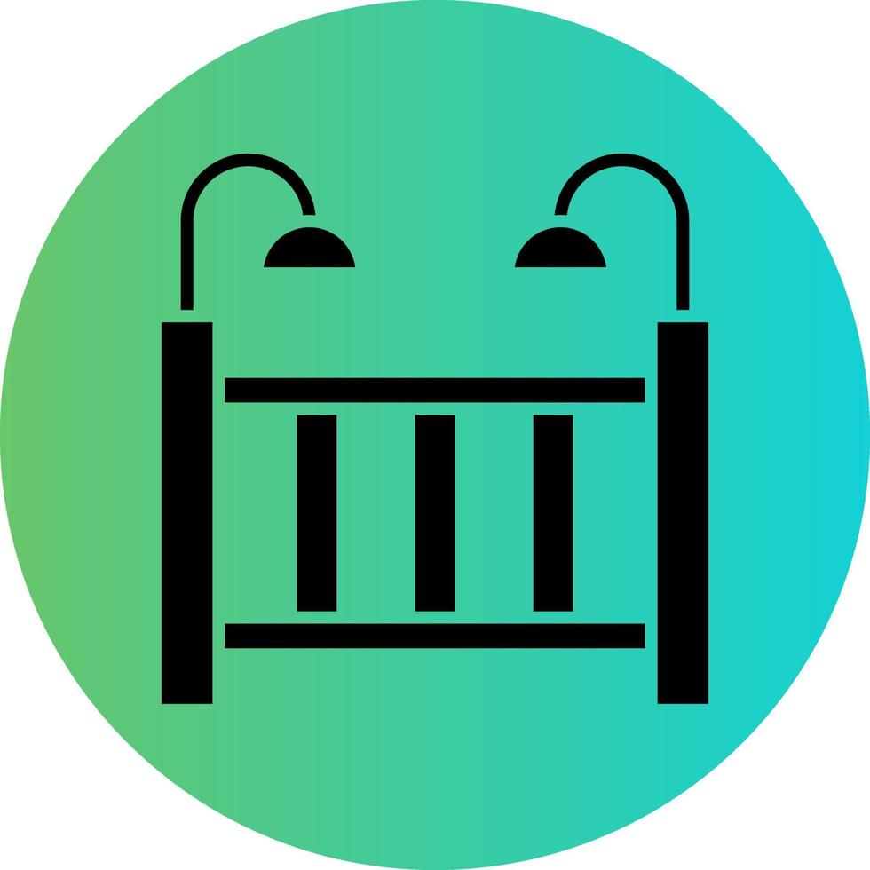 Crib Vector Icon Design