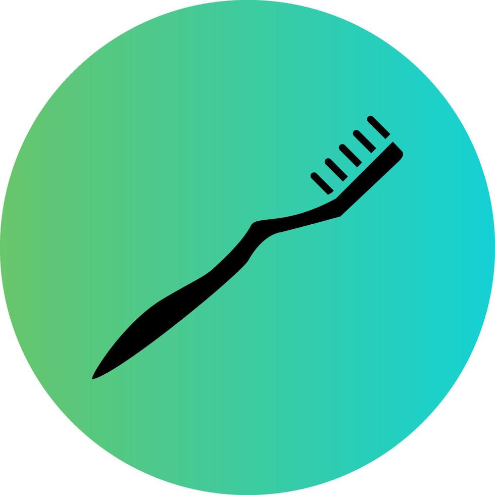 Toothbrush Vector Icon Design