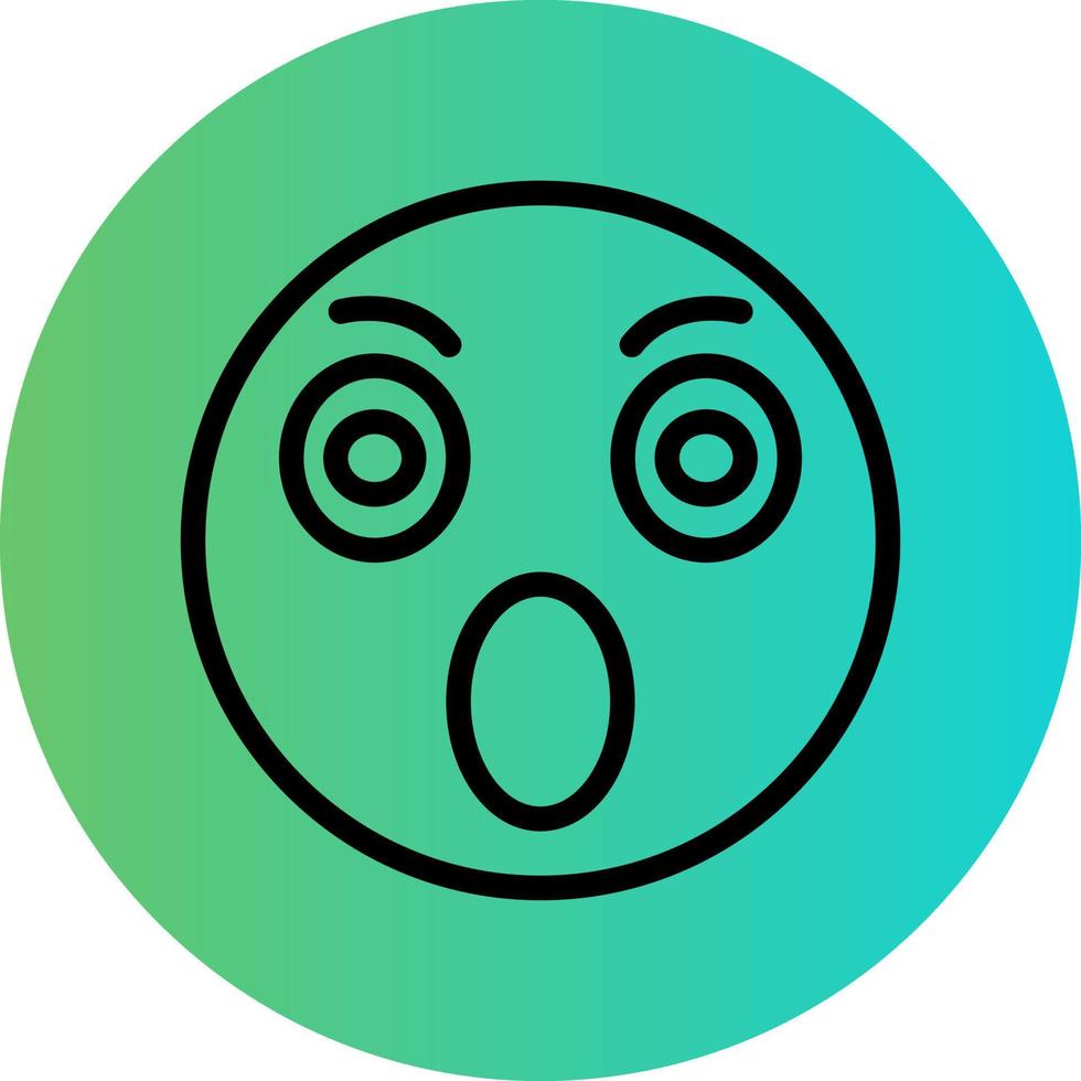Surprised Vector Icon Design