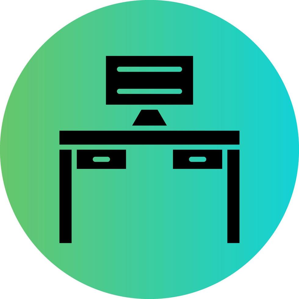 Desk Vector Icon Design