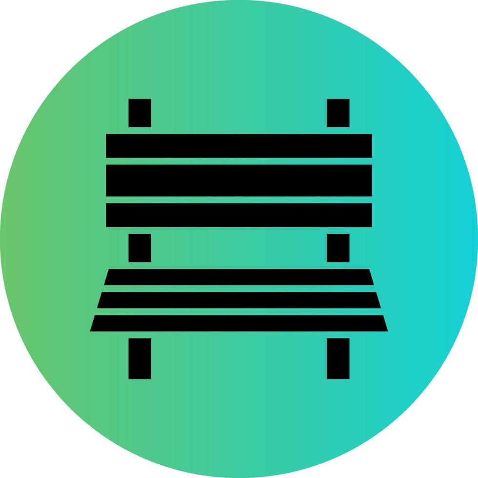Bench Vector Icon Design