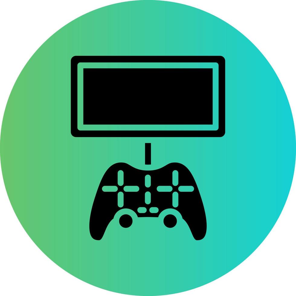 Mobile Game Console Vector Icon Design