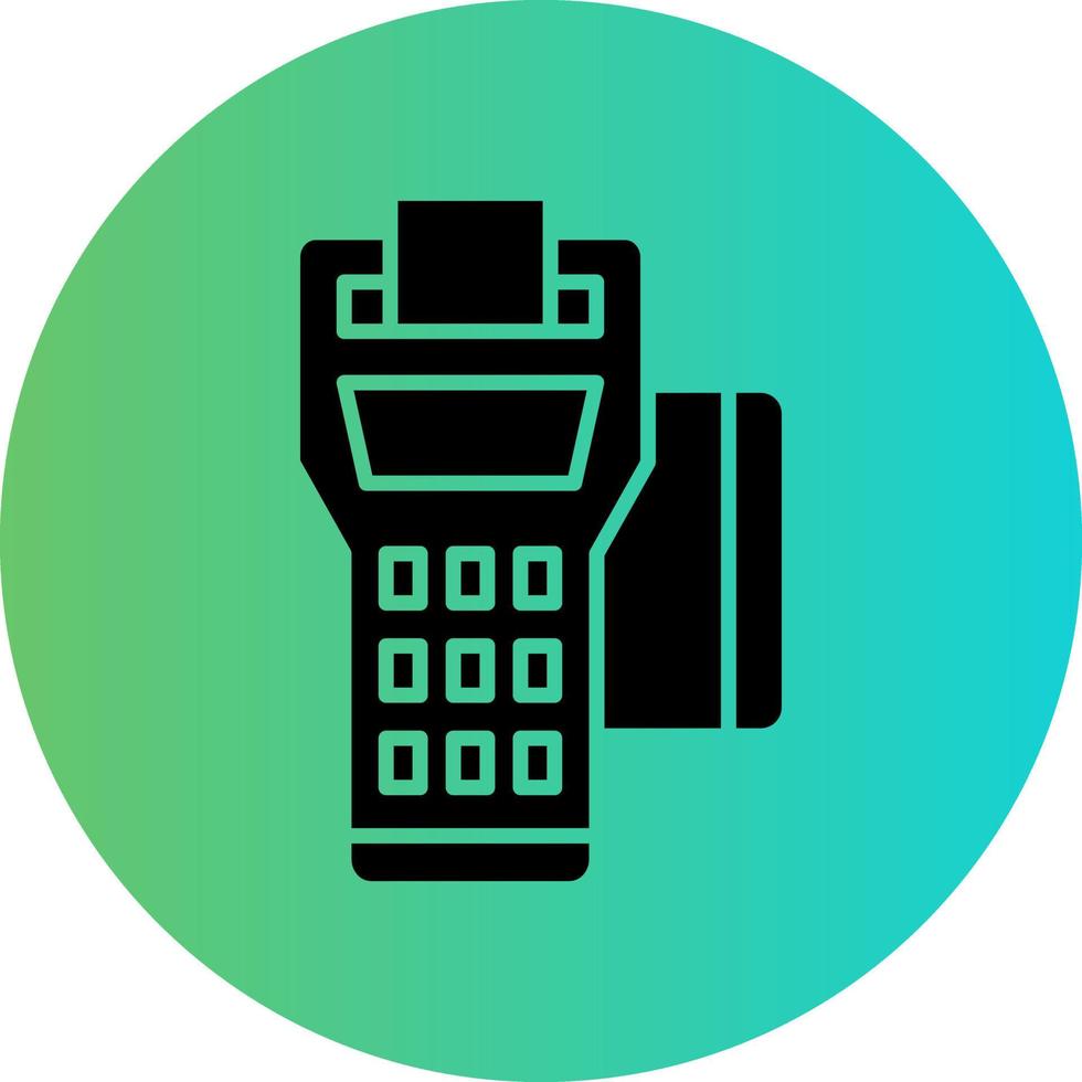 Pos Terminal Vector Icon Design