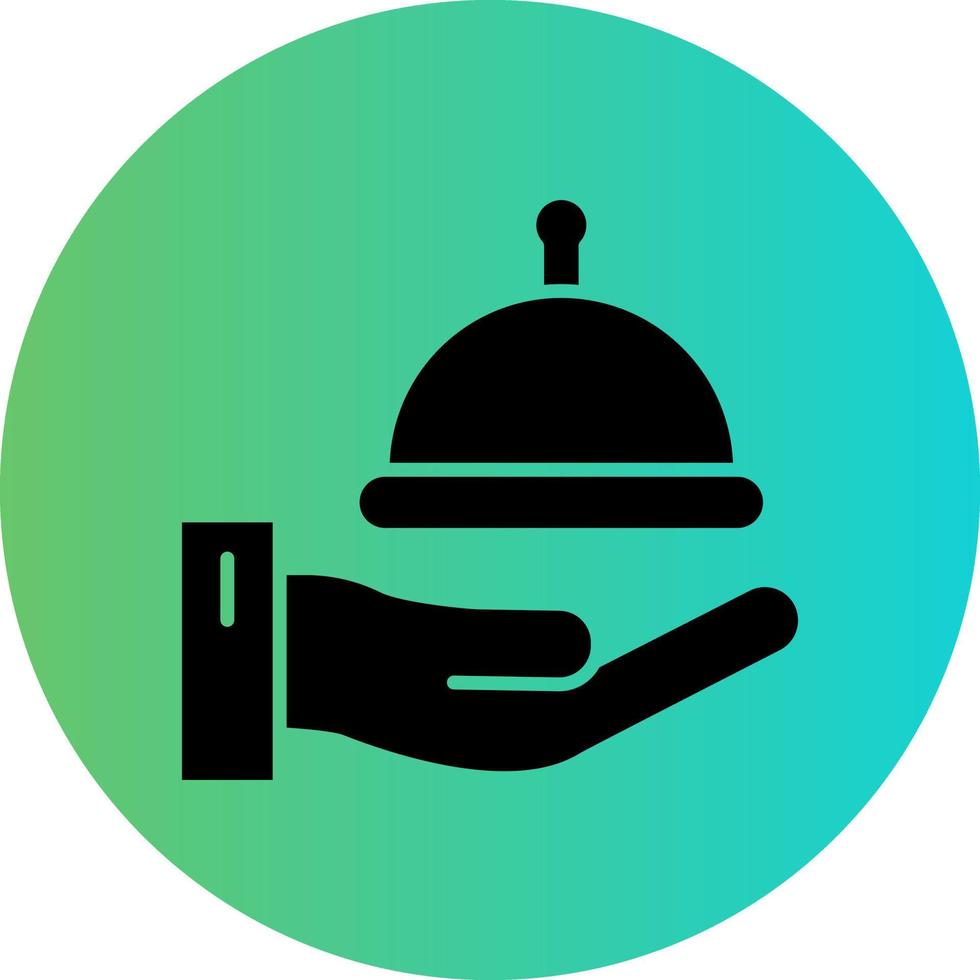 Room service Vector Icon Design