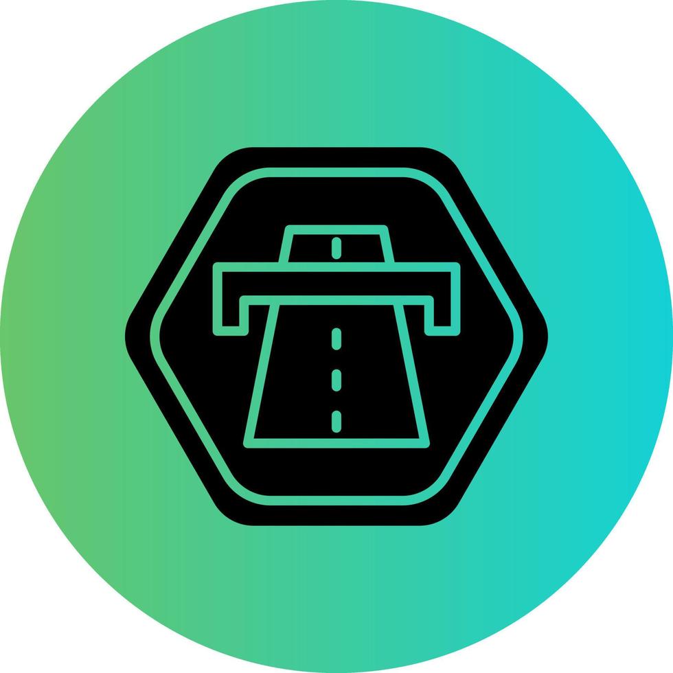 Motorway Vector Icon Design