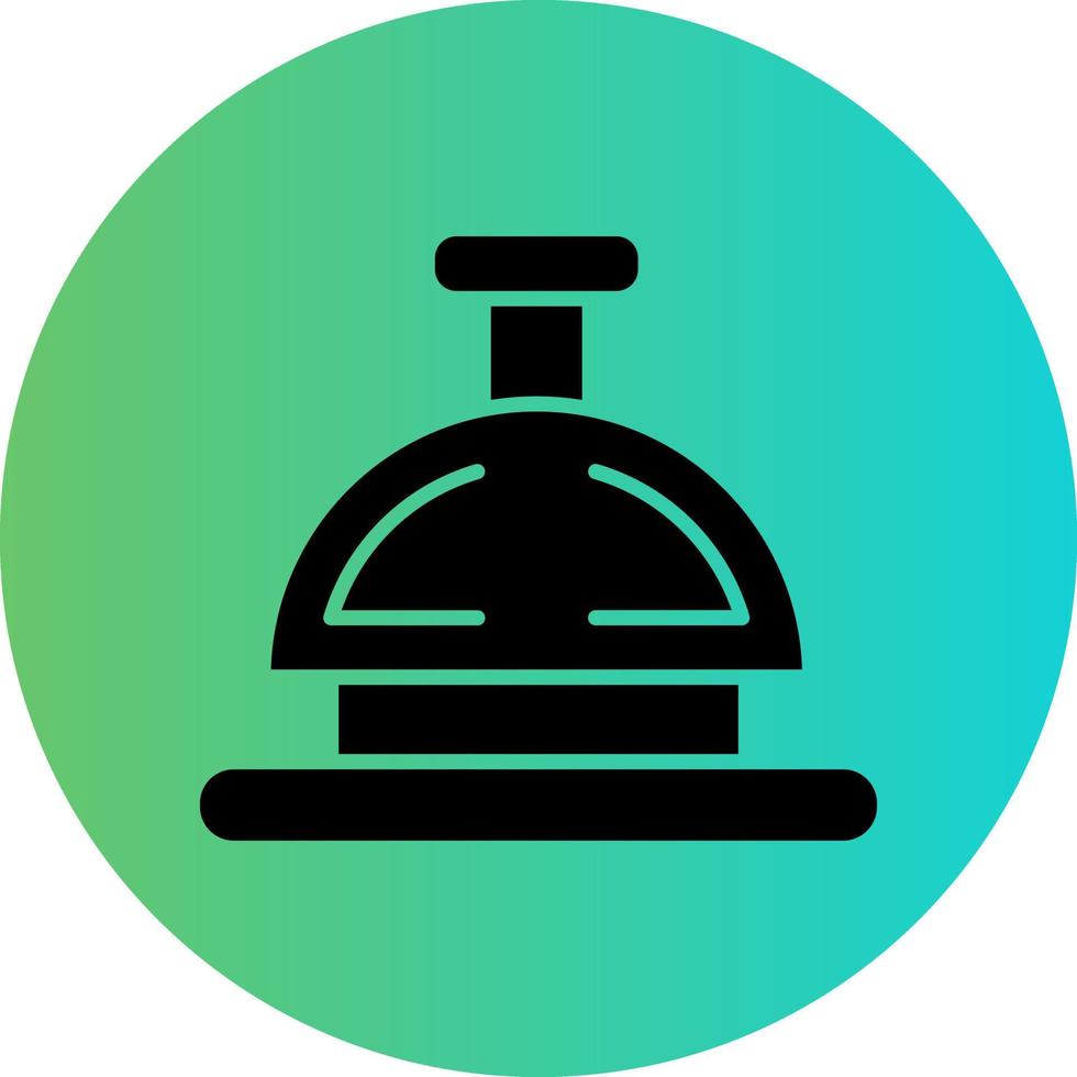 Reception Bell Vector Icon Design