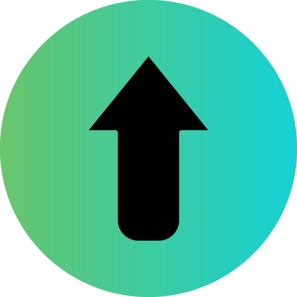 Up Arrow Vector Icon Design