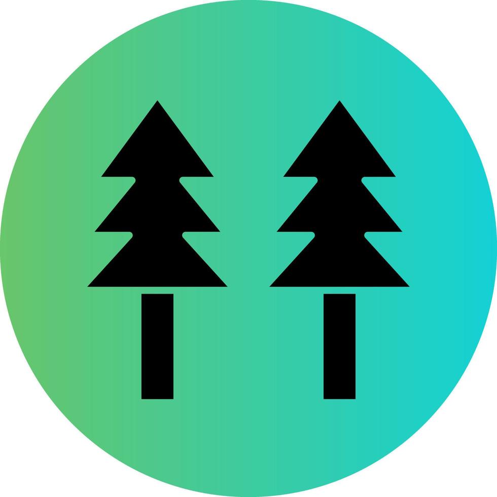 pino árbol vector icono diseño