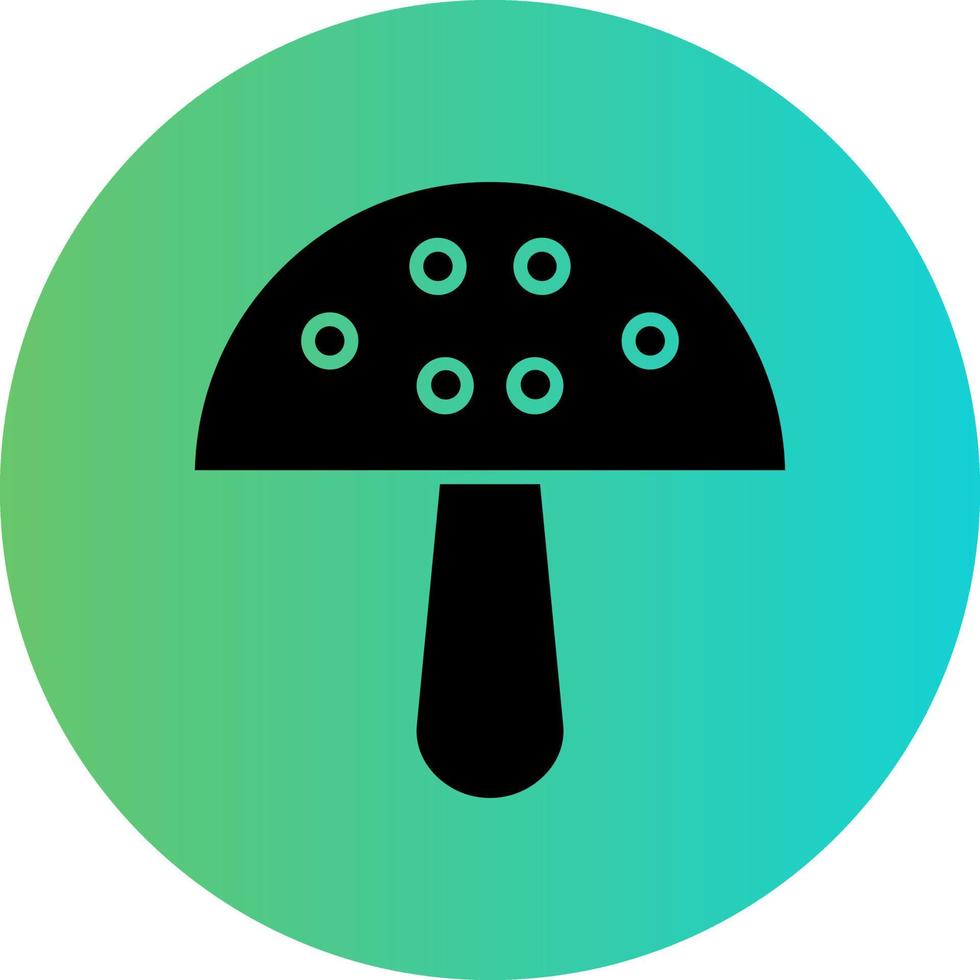 Mushroom Vector Icon Design