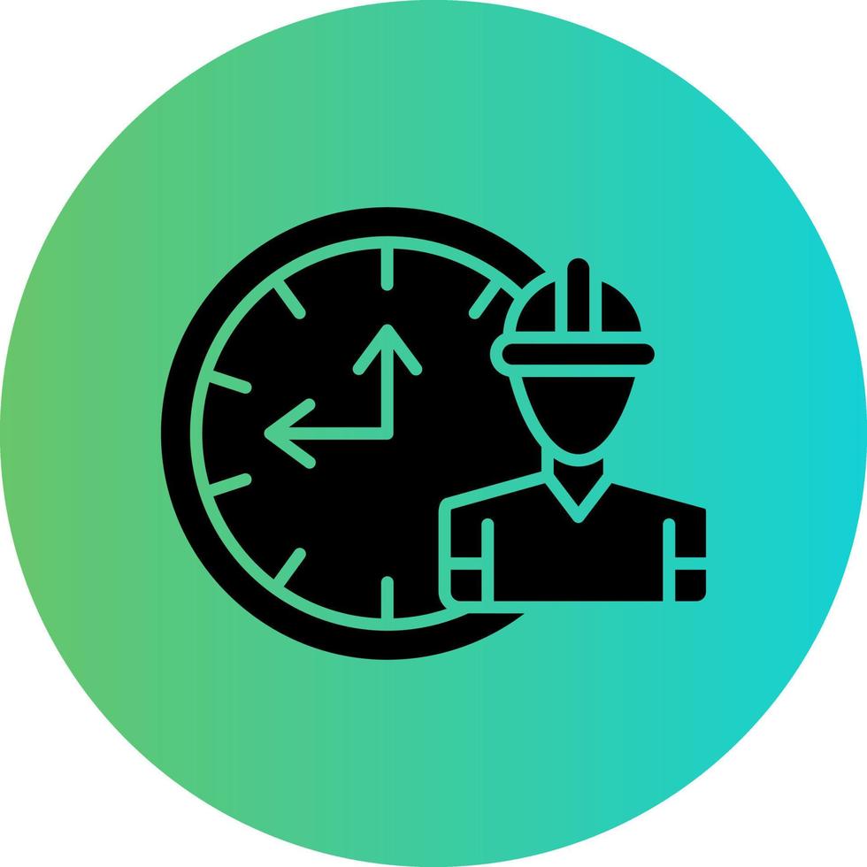 Working Hours Vector Icon Design