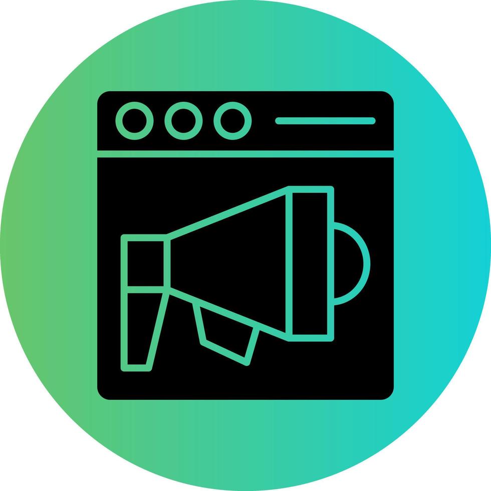 Campaign Vector Icon Design