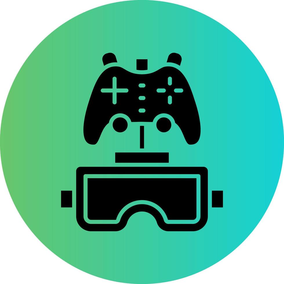 Vr Gaming Vector Icon Design