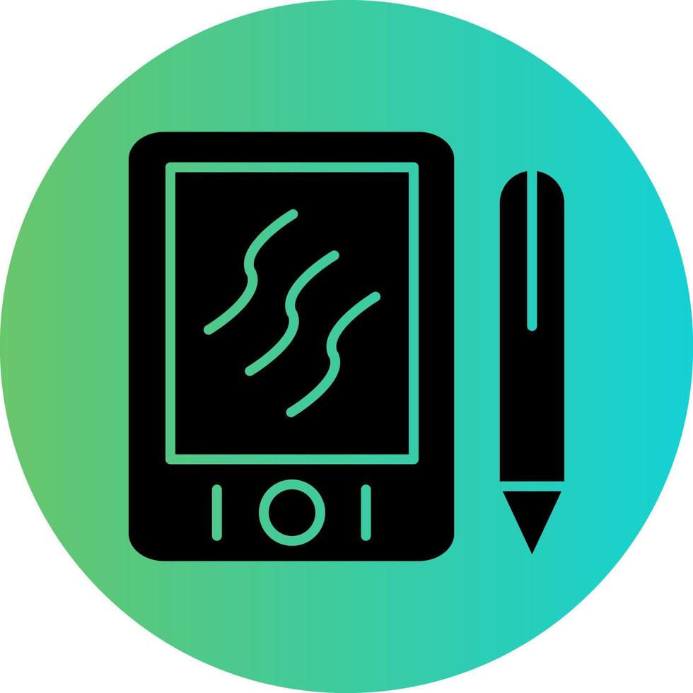 Graphic Tablet Vector Icon Design