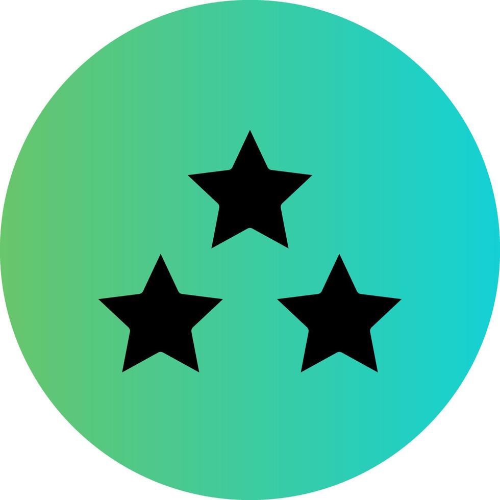 Stars Vector Icon Design