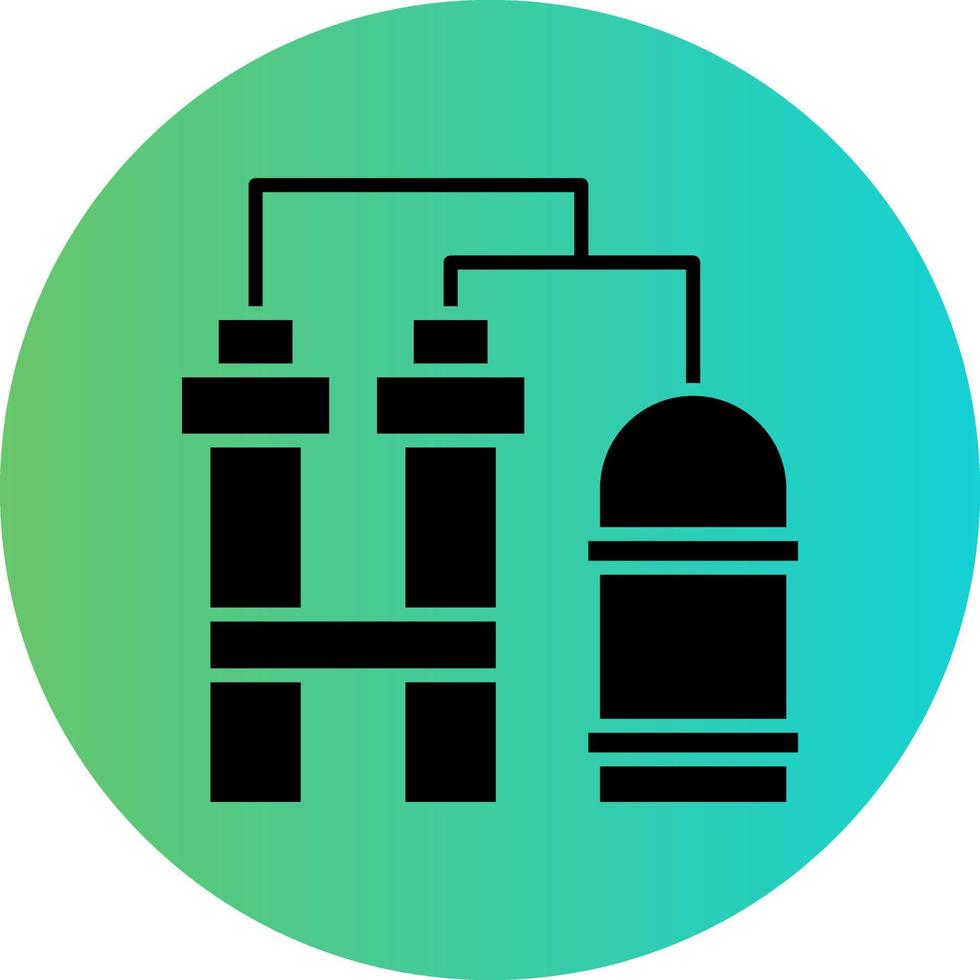 Refinery Vector Icon Design