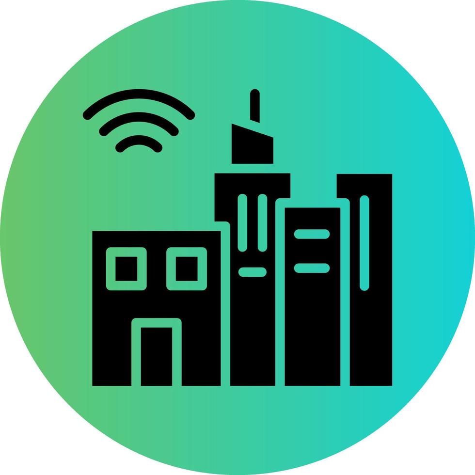 Smart City Vector Icon Design