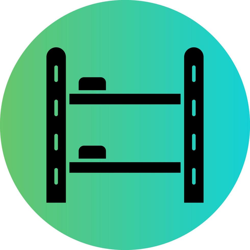Bunk Bed Vector Icon Design