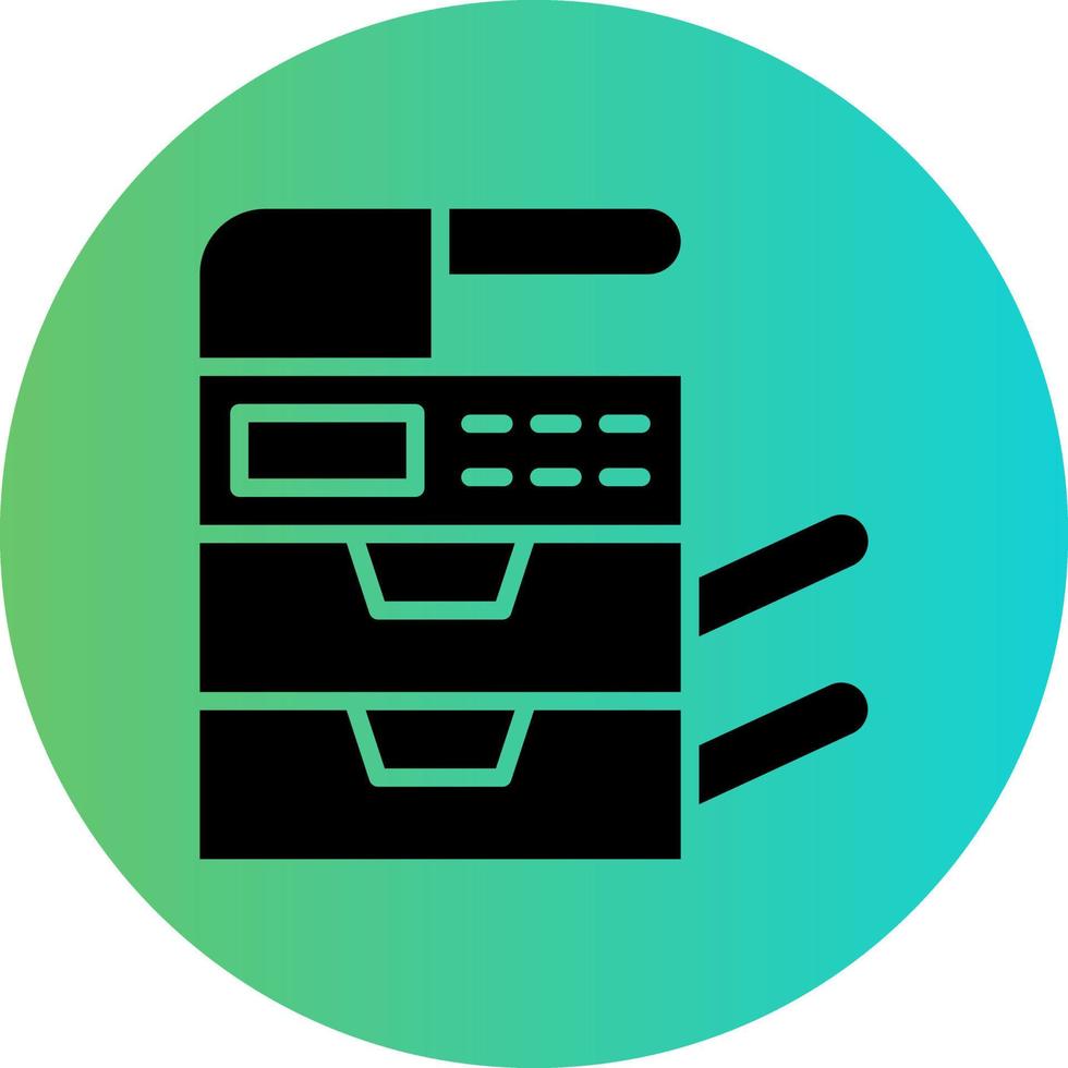 Photocopier Vector Icon Design