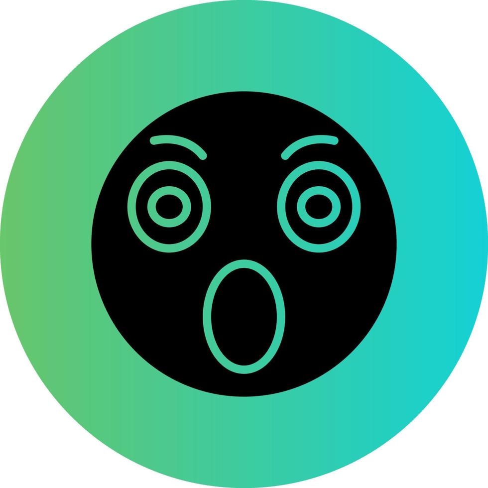 Surprised Vector Icon Design