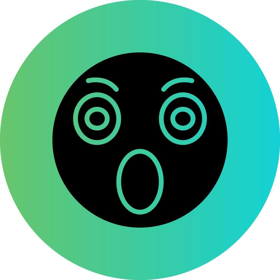 Surprised Vector Icon Design