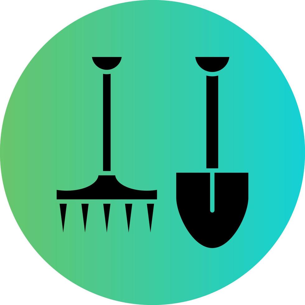 Gardening Tools Vector Icon Design